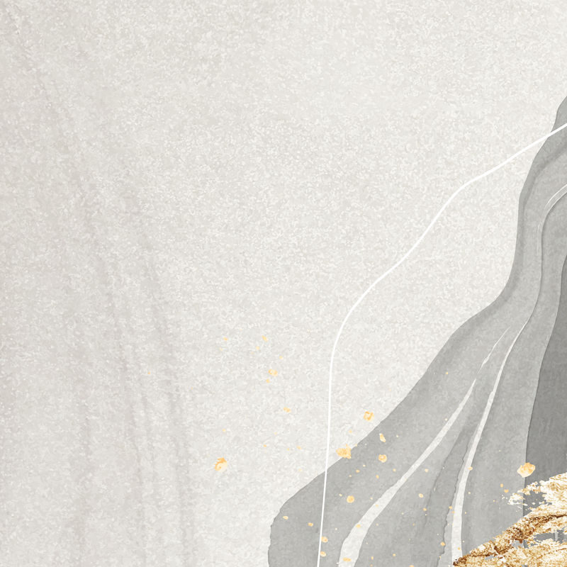 大理石背景向量上的黄金飞溅