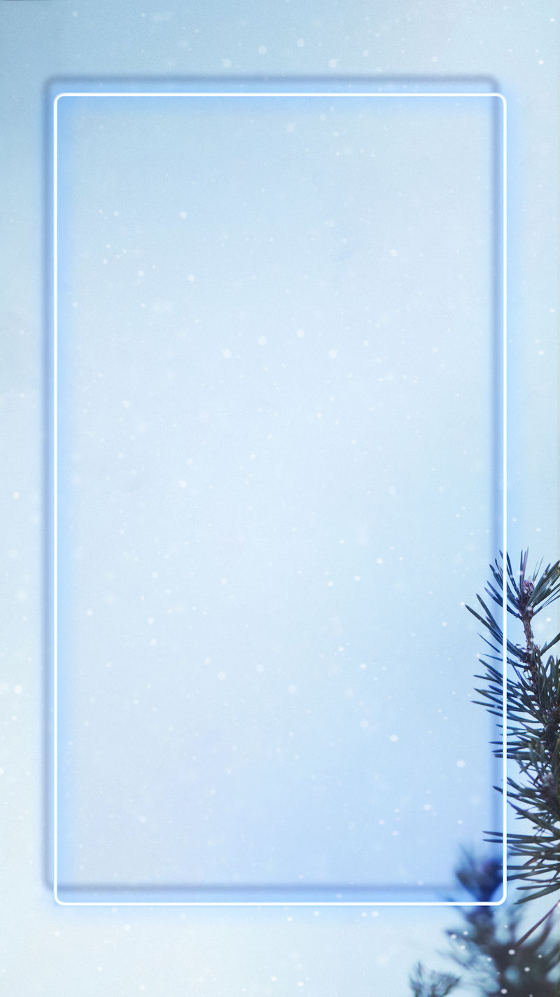 蓝色霓虹圣诞手机壁纸插画素材 高清图片 摄影照片 寻图免费打包下载