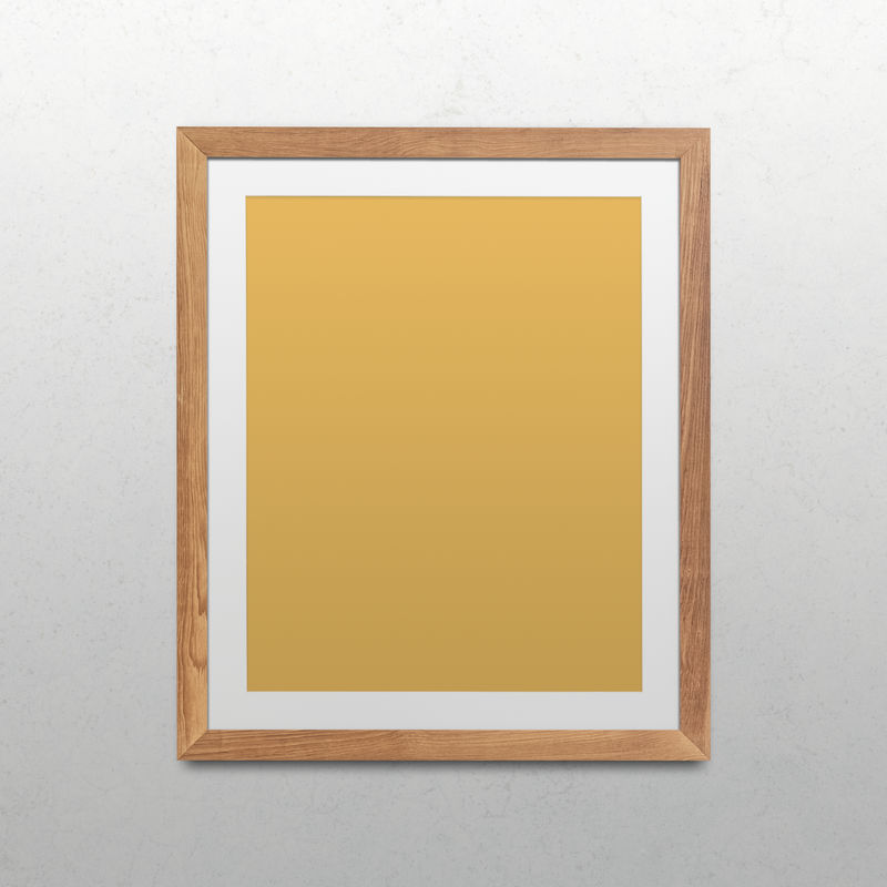 木制相框模型插图