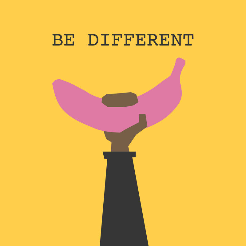 手拿香蕉的插图