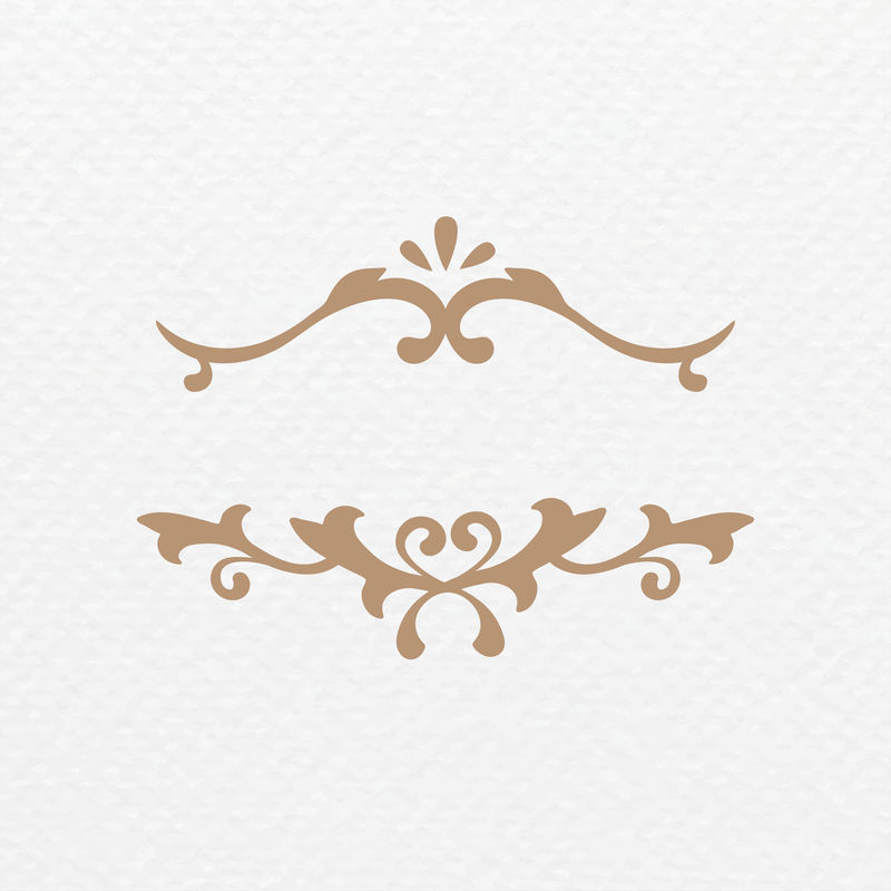 卷轴装饰框psd青铜艺术装饰