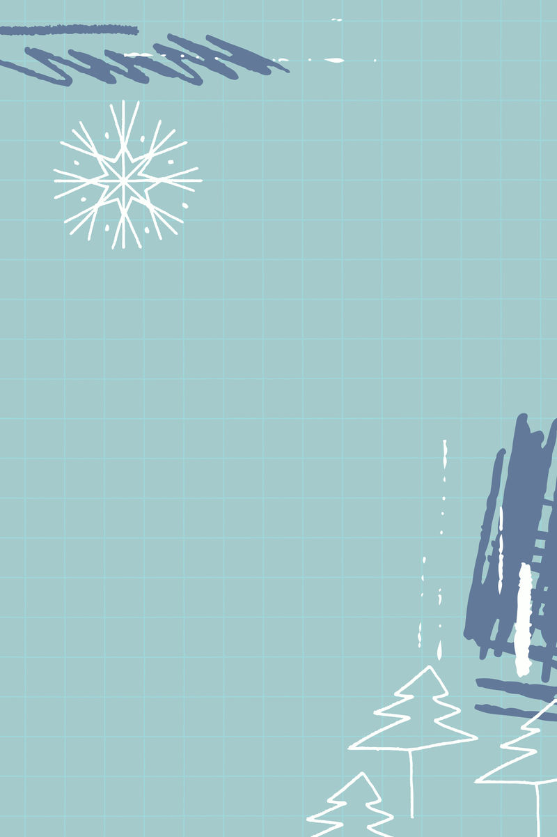 圣诞涂鸦图案背景向量