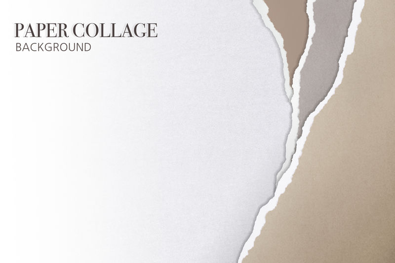 撕纸拼贴背景图