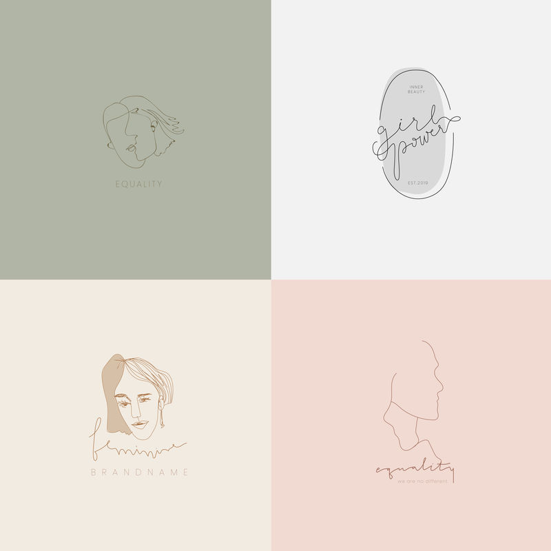 女性女孩力量品牌载体系列