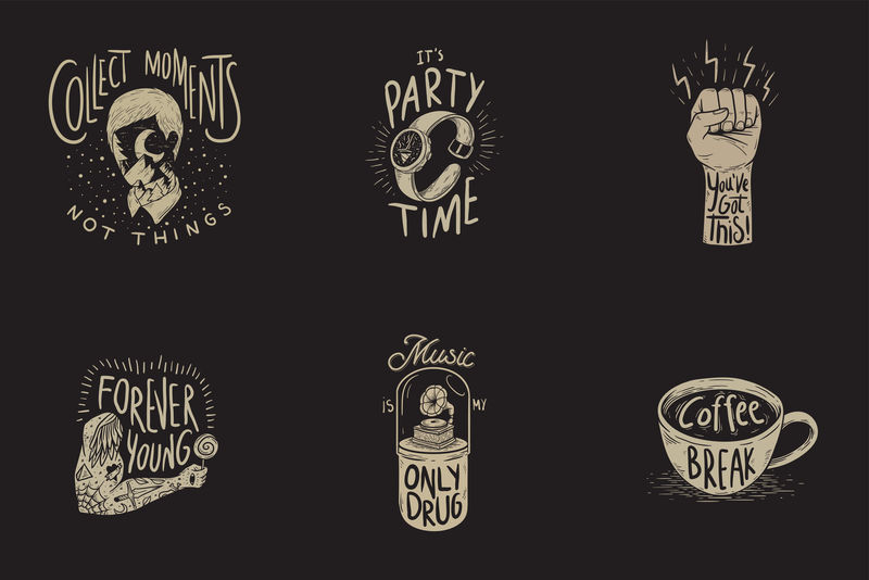 生活方式享受快乐动机灵感文字图解