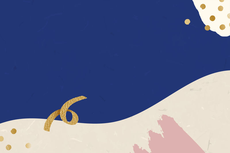 现代喜庆迎新年蓝色背景