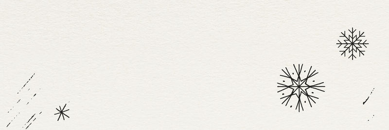 雪花图案横幅psd白色背景电子邮件标题