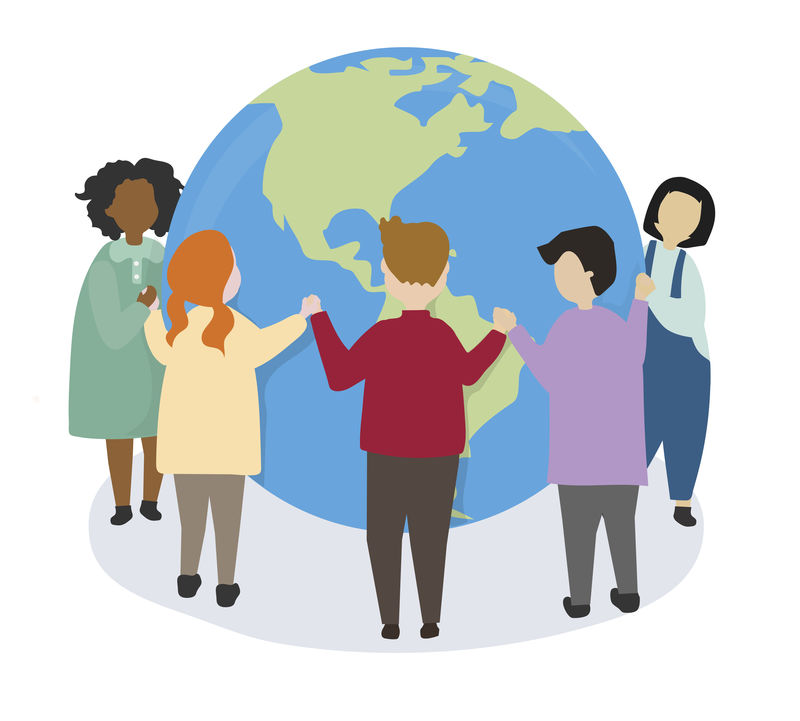 关心世界和环境的人们