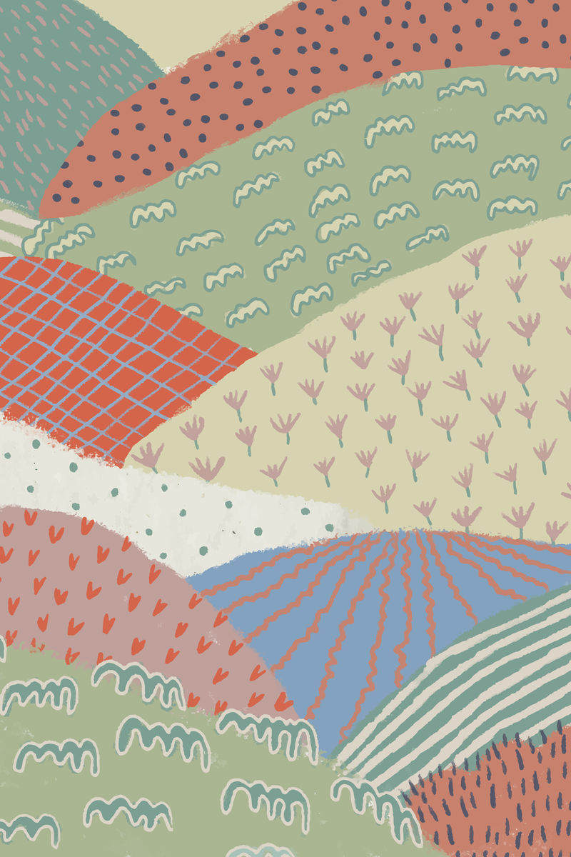 抽象景观背景向量