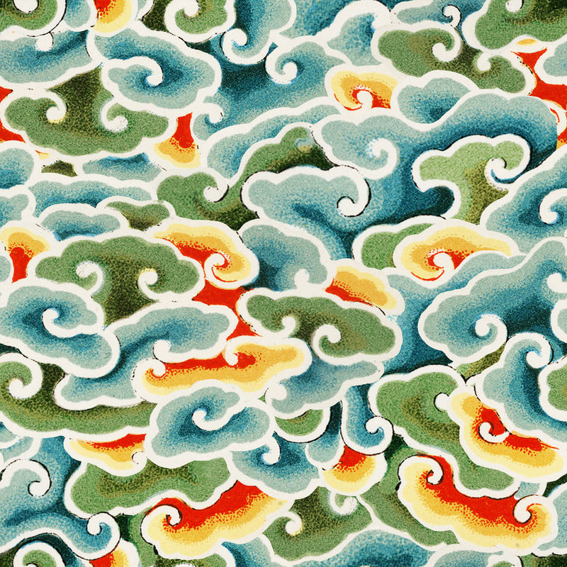 中国传统图案psd东方背景