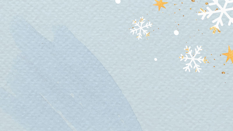 浅蓝背景向量上的白色雪花