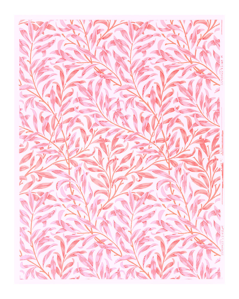 柳树墙纸图案墙面艺术印刷品和海报