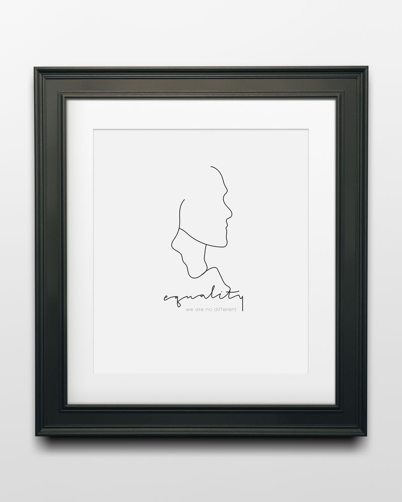 黑色相框模型插图