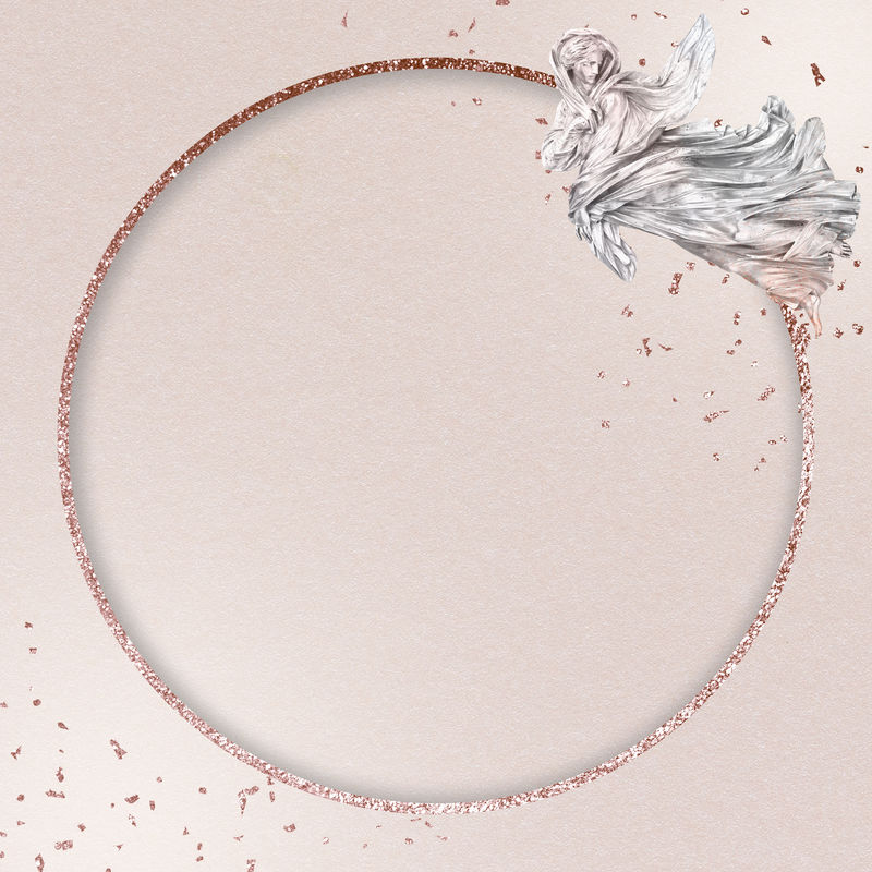 复古女人psd混合媒体艺术框架