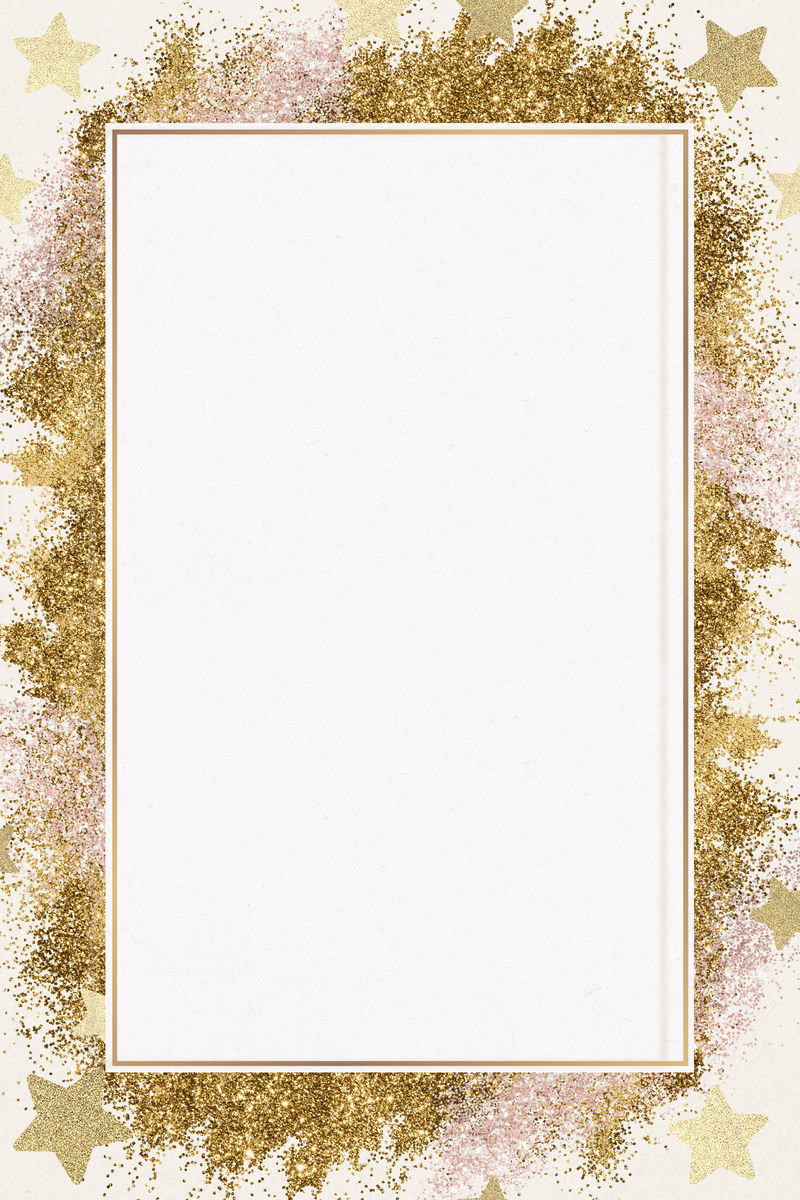节日金色闪光框psd闪亮背景