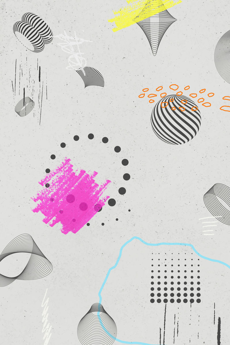 抽象三维图案背景向量