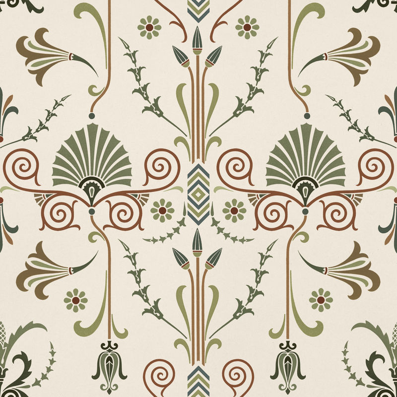 希腊键无缝模式背景psd