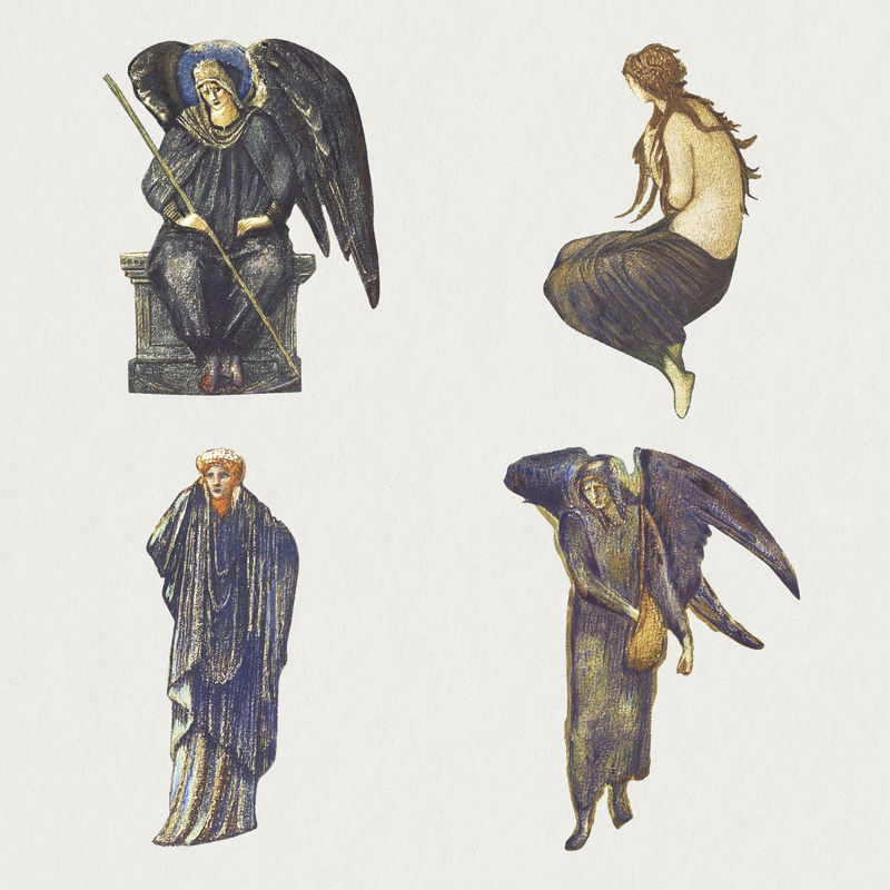 复古寓言插图设计元素