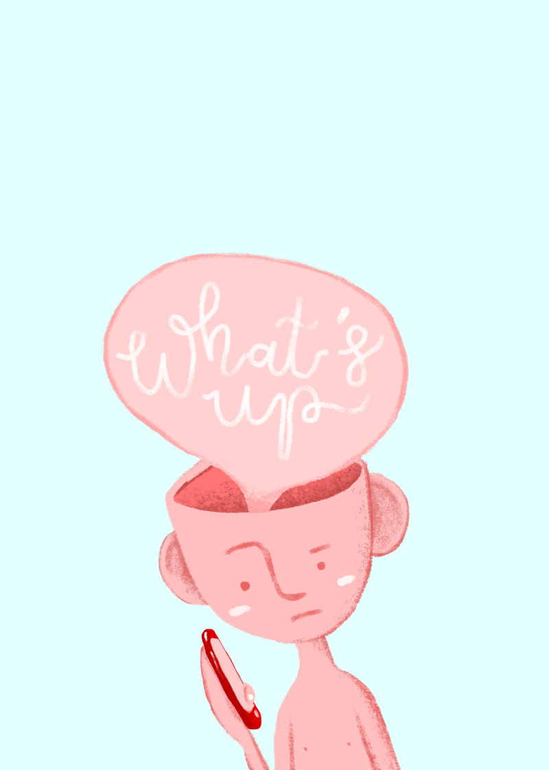 手绘迎宾文字插图