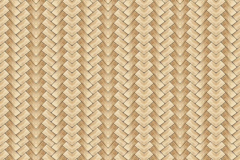 传统的日本竹编图案psd由渡边正泰艺术作品的混合