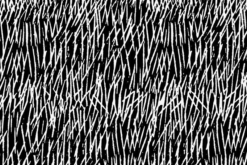 复古白色标记刮痕图案黑色背景向量混合自Samuel Jessuron de Mesquita的艺术作品