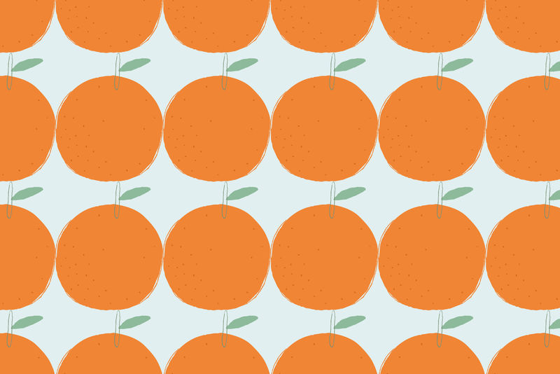 Psd彩色橙色图案背景