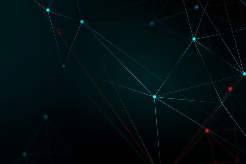 抽象数字网格矢量黑背景