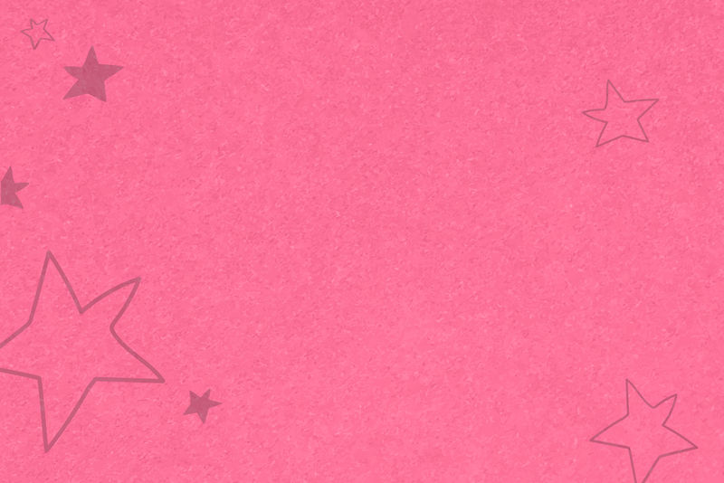 Psd明星在纹理壁纸上的热粉色艺术