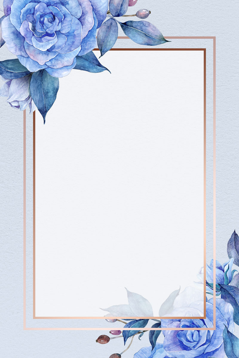 蓝花金框设计空间