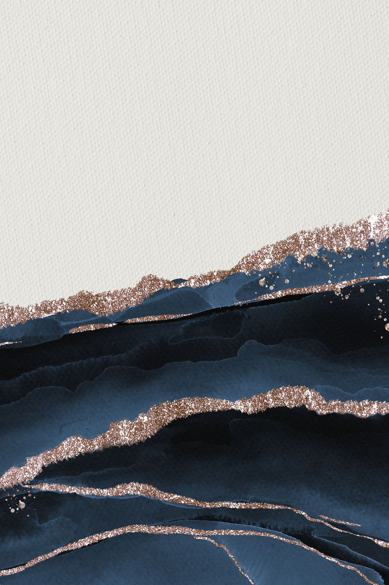 在白纸背景上闪烁的深蓝色