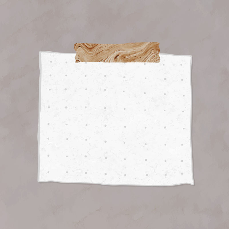 空白提醒纸条模型