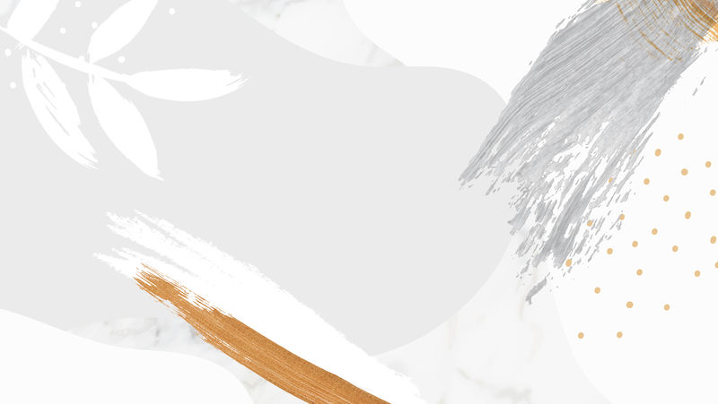 灰色植物孟菲斯图案背景向量