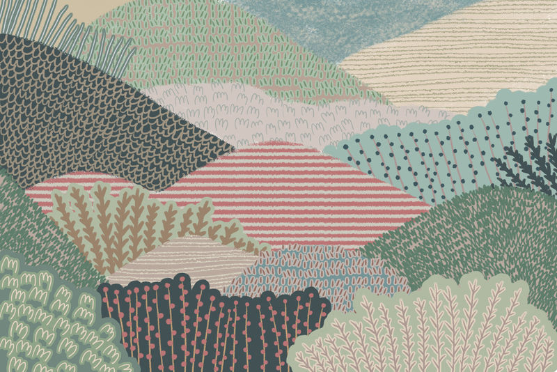 抽象景观背景图