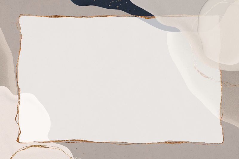 闪亮的金色框架棕色背景