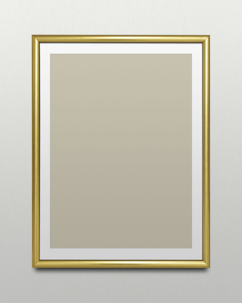 金色相框模型插图