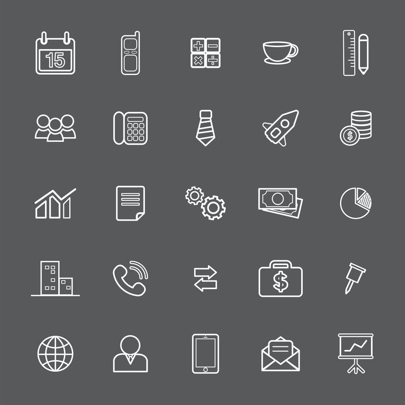 商业图标集说明