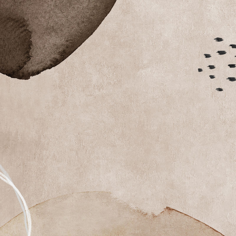 棕色抽象孟菲斯水彩背景