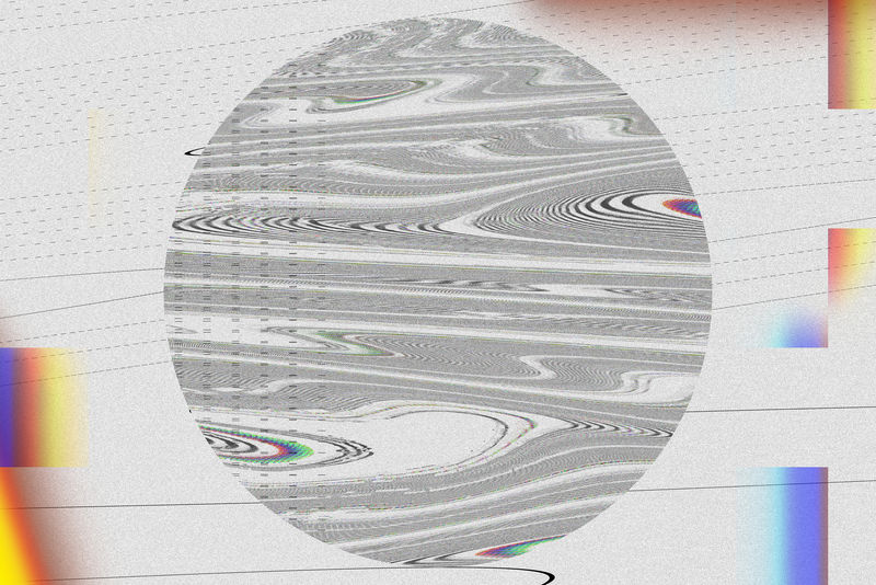 数字噪声psd背景中的圆框干扰效应