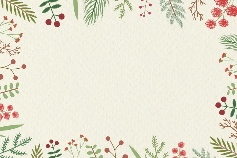 圣诞复古框架设计向量