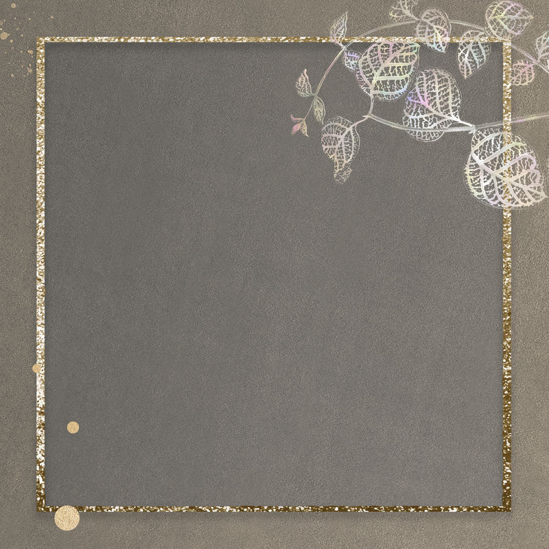 金银花叶框架设计资源