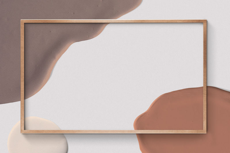 Psd金框抽象背景