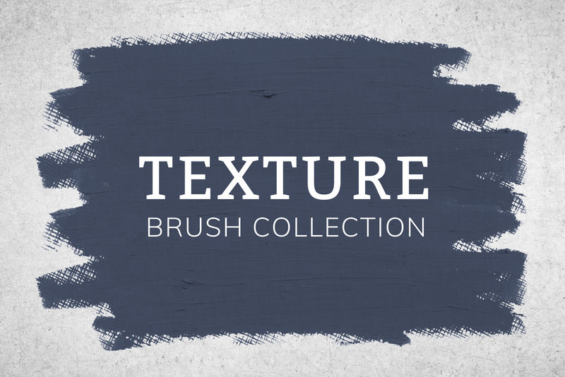 肮脏的混凝土墙上的深蓝色油漆纹理