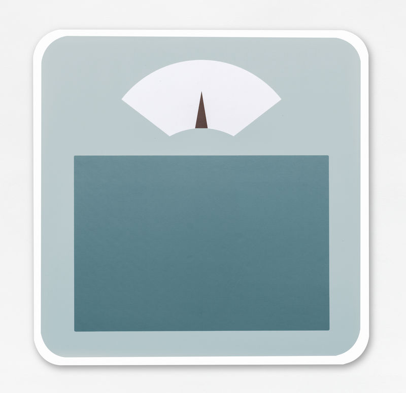 独立磅秤图标图示