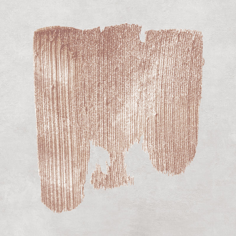 闪亮玫瑰金笔触