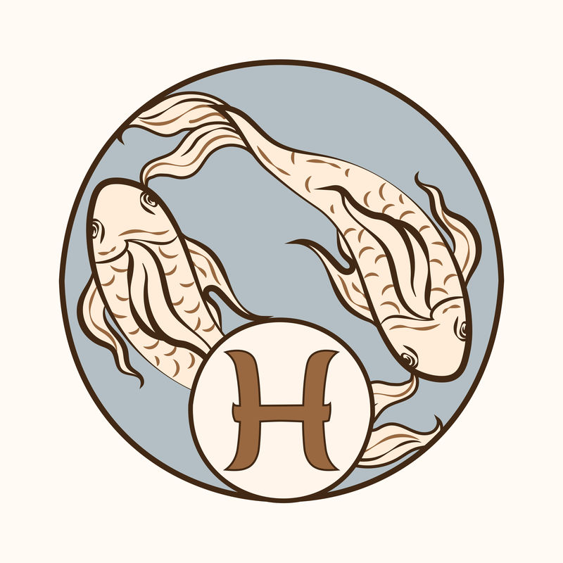 Art nouveau picces zodiac sign vectorremixed from the artworks of标题U 003 Ca href=