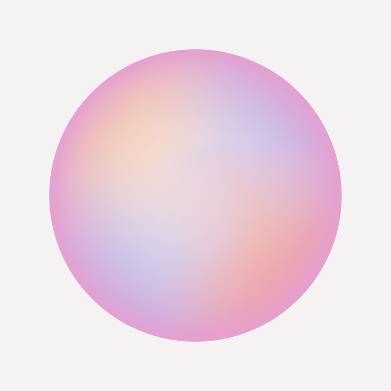 彩色圆形渐变元素