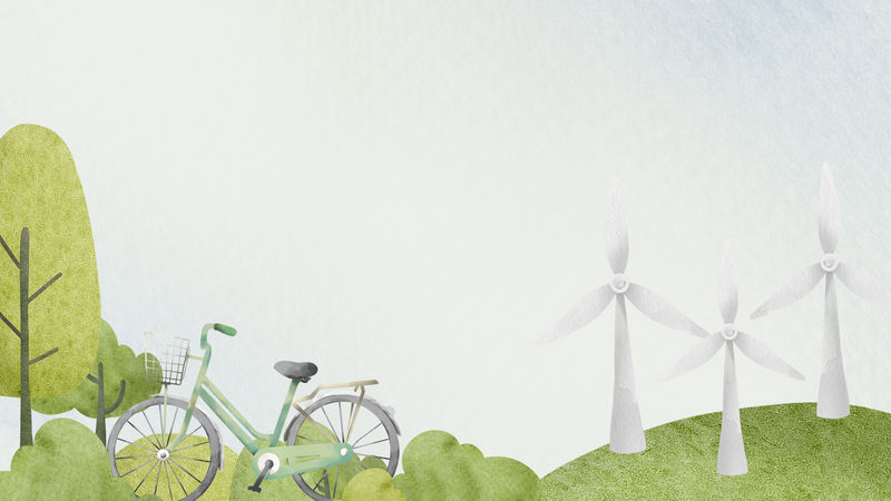 室外背景公园水彩