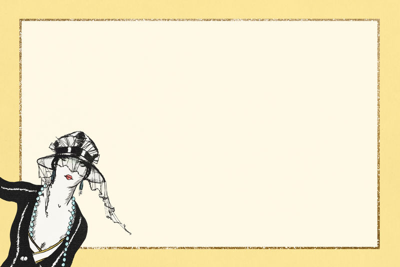 框架psd与矩形妇女边界混合从波特伍德拉夫的艺术作品