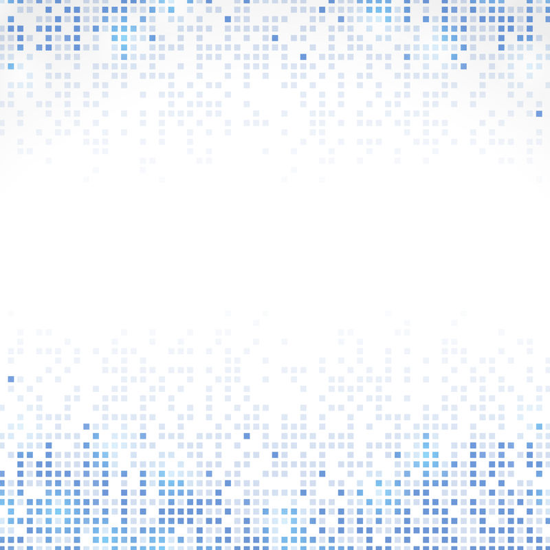 蓝色边框psd抽象像素雨背景