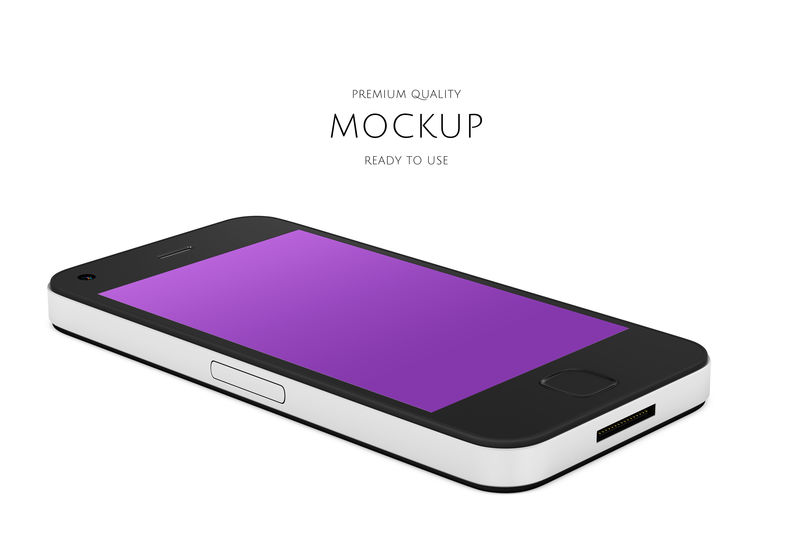 手机模型的三维图像